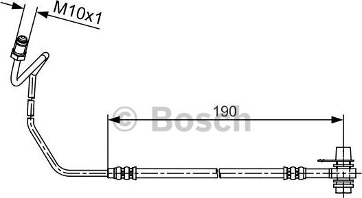 BOSCH 1 987 481 535 - Əyləc şlanqı furqanavto.az