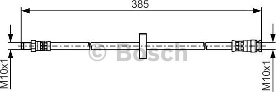 BOSCH 1 987 481 531 - Əyləc şlanqı furqanavto.az