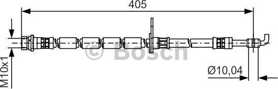 BOSCH 1 987 481 524 - Əyləc şlanqı furqanavto.az