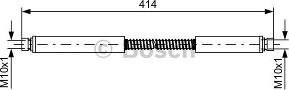 BOSCH 1 987 481 646 - Əyləc şlanqı furqanavto.az