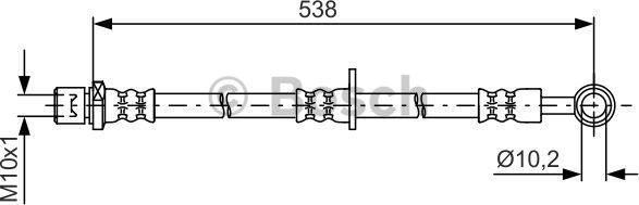 BOSCH 1 987 481 605 - Əyləc şlanqı furqanavto.az