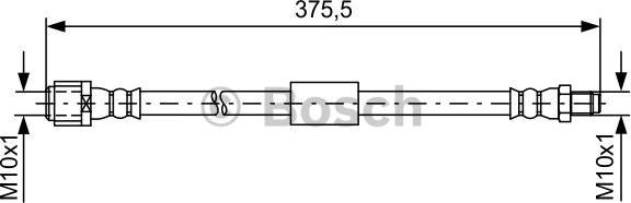 BOSCH 1 987 481 608 - Əyləc şlanqı www.furqanavto.az