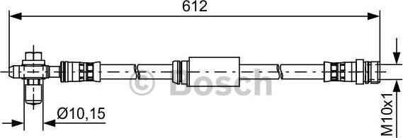 BOSCH 1 987 481 631 - Əyləc şlanqı furqanavto.az