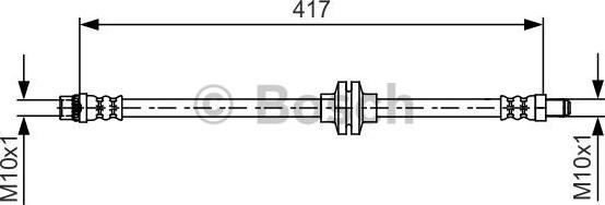 BOSCH 1 987 481 626 - Əyləc şlanqı furqanavto.az