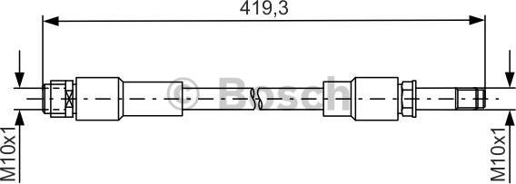 BOSCH 1 987 481 674 - Əyləc şlanqı furqanavto.az
