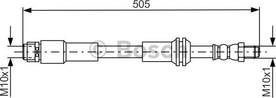 BOSCH 1 987 481 675 - Əyləc şlanqı furqanavto.az