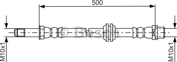 BOSCH 1 987 481 676 - Əyləc şlanqı furqanavto.az