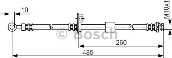 BOSCH 1 987 481 054 - Əyləc şlanqı furqanavto.az