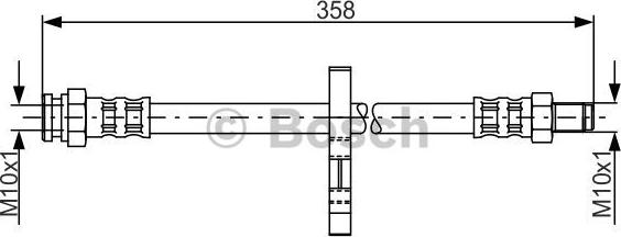 BOSCH 1 987 481 019 - Əyləc şlanqı furqanavto.az