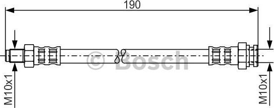 BOSCH 1 987 481 011 - Əyləc şlanqı furqanavto.az