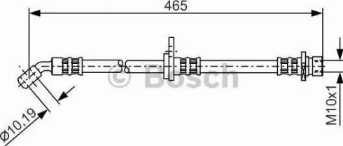 BOSCH 1 987 481 038 - Əyləc şlanqı furqanavto.az