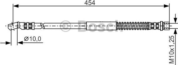 BOSCH 1 987 481 029 - Əyləc şlanqı furqanavto.az