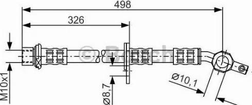 BOSCH 1 987 481 105 - Əyləc şlanqı furqanavto.az