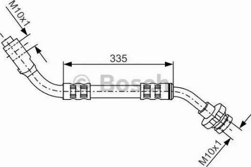 BOSCH 1 987 481 122 - Əyləc şlanqı furqanavto.az