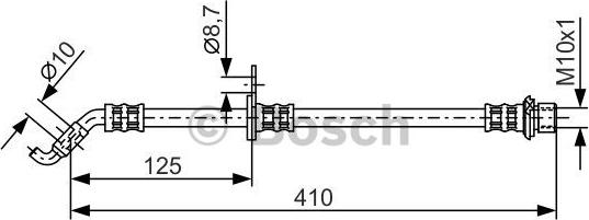 BOSCH 1 987 481 360 - Əyləc şlanqı furqanavto.az