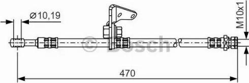 BOSCH 1 987 481 319 - Əyləc şlanqı furqanavto.az