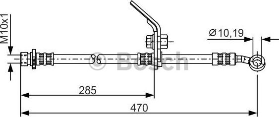 BOSCH 1 987 481 328 - Əyləc şlanqı furqanavto.az