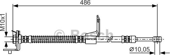 BOSCH 1 987 481 372 - Əyləc şlanqı furqanavto.az