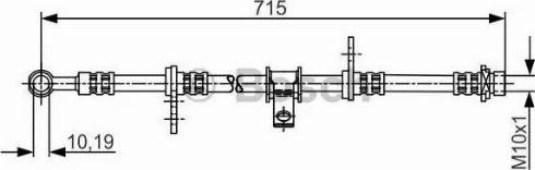 BOSCH 1 987 481 240 - Əyləc şlanqı furqanavto.az