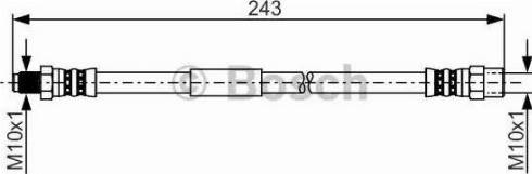 BOSCH 1 987 481 258 - Əyləc şlanqı furqanavto.az