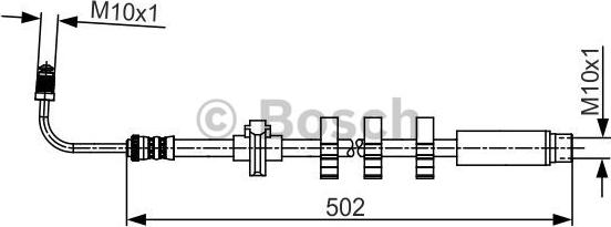 BOSCH 1 987 481 264 - Əyləc şlanqı furqanavto.az