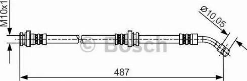 BOSCH 1 987 481 216 - Əyləc şlanqı furqanavto.az