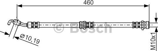 BOSCH 1 987 481 288 - Əyləc şlanqı furqanavto.az