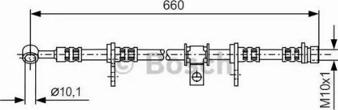 BOSCH 1 987 481 232 - Əyləc şlanqı furqanavto.az