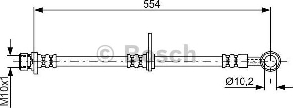 BOSCH 1 987 481 799 - Əyləc şlanqı furqanavto.az