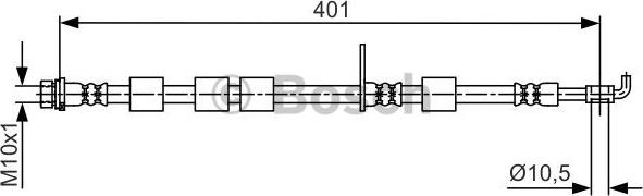 BOSCH 1 987 481 700 - Əyləc şlanqı furqanavto.az