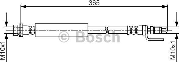 BOSCH 1 987 481 703 - Əyləc şlanqı furqanavto.az