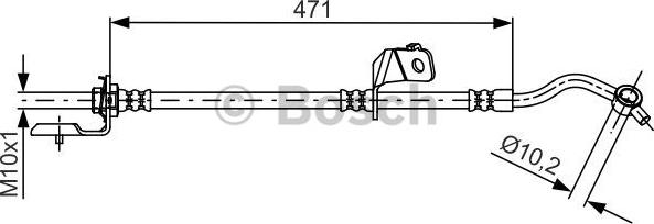 BOSCH 1 987 481 715 - Əyləc şlanqı furqanavto.az