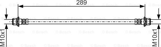 BOSCH 1 987 481 A59 - Əyləc şlanqı furqanavto.az