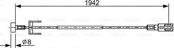 BOSCH 1 987 482 643 - Kabel, dayanacaq əyləci furqanavto.az