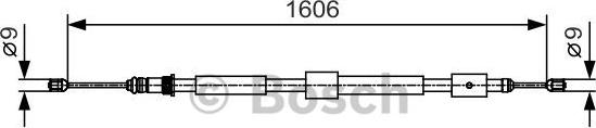 BOSCH 1 987 482 113 - Kabel, dayanacaq əyləci furqanavto.az