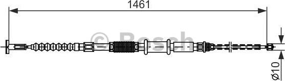 BOSCH 1 987 482 177 - Kabel, dayanacaq əyləci furqanavto.az