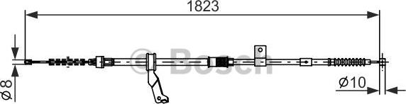 BOSCH 1 987 482 295 - Kabel, dayanacaq əyləci furqanavto.az