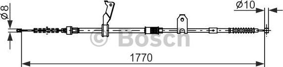 BOSCH 1 987 482 298 - Kabel, dayanacaq əyləci furqanavto.az