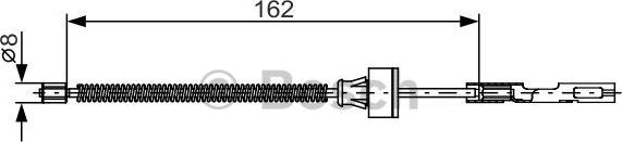 BOSCH 1 987 482 278 - Kabel, dayanacaq əyləci furqanavto.az