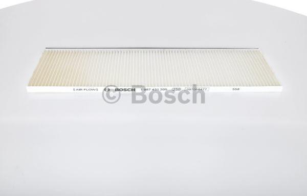 BOSCH 1 987 431 205 - Filtr, daxili hava furqanavto.az