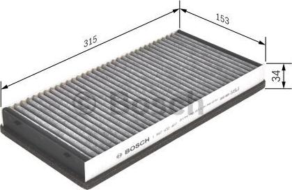 BOSCH 1 987 432 407 - Filtr, daxili hava furqanavto.az
