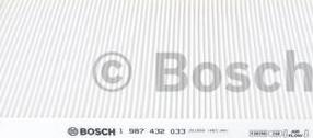 BOSCH 1987432033 - Filtr, daxili hava furqanavto.az