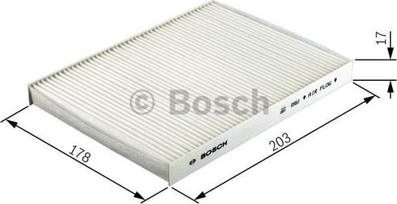 BOSCH 1 987 432 106 - Filtr, daxili hava furqanavto.az