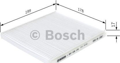 BOSCH 1 987 432 172 - Filtr, daxili hava www.furqanavto.az