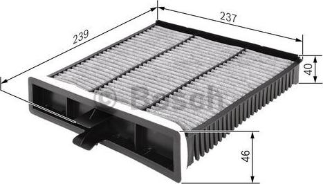 BOSCH 1 987 432 394 - Filtr, daxili hava furqanavto.az