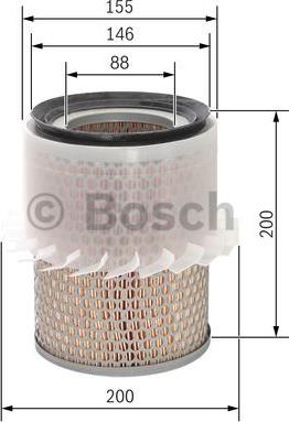 BOSCH 1 987 429 186 - Hava filtri furqanavto.az