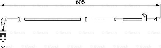 BOSCH 1 987 474 943 - Xəbərdarlıq Kontakt, əyləc padinin aşınması furqanavto.az