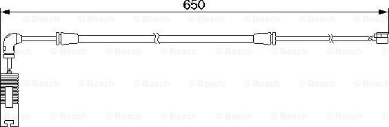 BOSCH 1 987 474 960 - Xəbərdarlıq Kontakt, əyləc padinin aşınması furqanavto.az