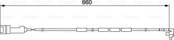 BOSCH 1 987 474 908 - Xəbərdarlıq Kontakt, əyləc padinin aşınması furqanavto.az