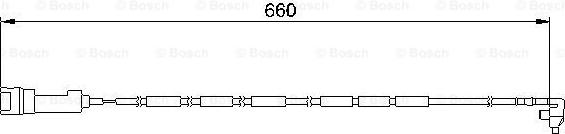 BOSCH 1 987 474 907 - Xəbərdarlıq Kontakt, əyləc padinin aşınması furqanavto.az